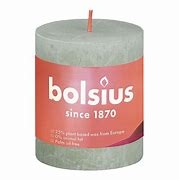 BOLSIUS RUSTIEK STOMPKAARS 80/68 - SAGE GREEN ()
